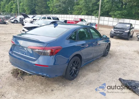 2025 Honda Civic Sport из США, поврежденный, VIN 2HGFE2F53SH525497